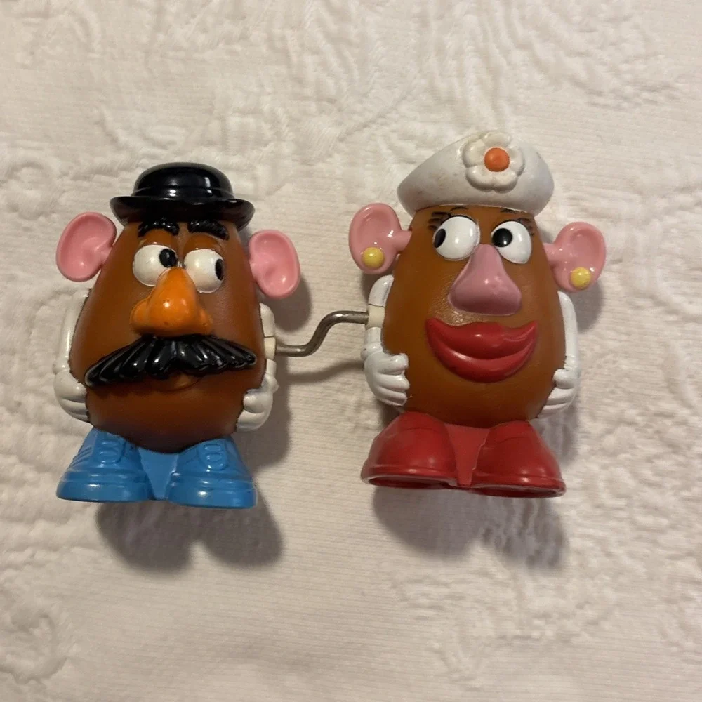 Hasbro McDonald's Mr. & Mrs. Potato Head Wind-Up Toy Set (2) 1999